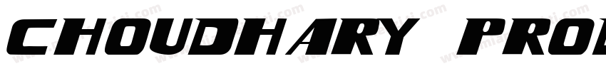 CHOUDHARY PRODUCTS I字体转换